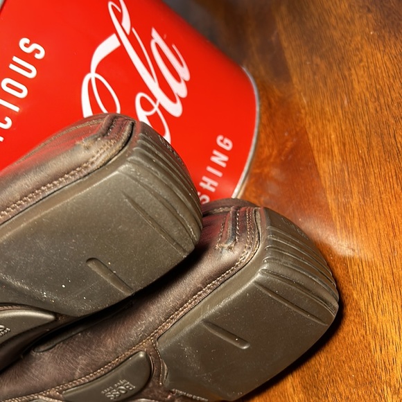 HOGO BOSS BROWN LEATHER DRIVER MOCCASIN. - Picture 9 of 12